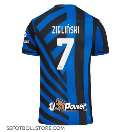 Inter Milan Piotr Zielinski #7 Replika Hemmatröja 2024-25 Kortärmad